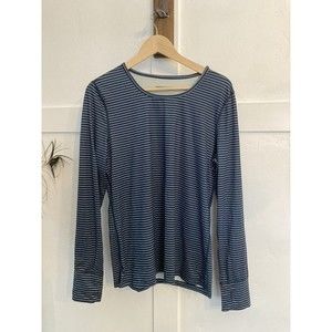 2 Pc Set Terramar Climasense 2.0 Women’s Sz XL Blue W/ White Stripes Top & Pants